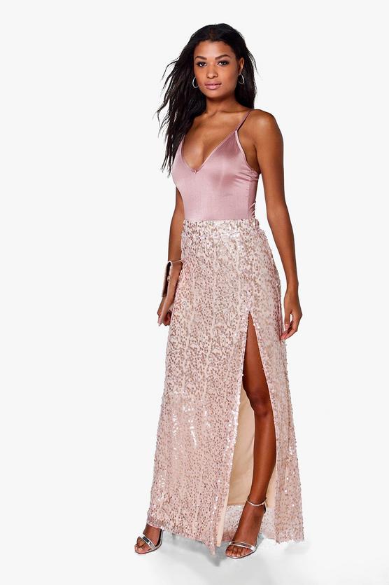 Sequin maxi outlet skirt boutique