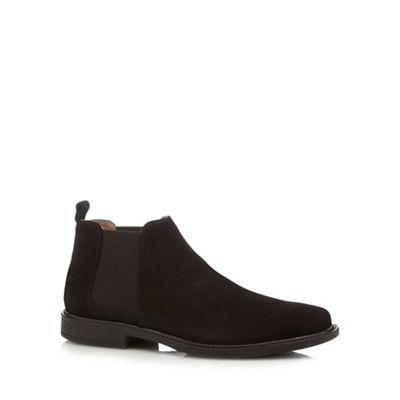 Henley Comfort Dark brown suede Chelsea boots