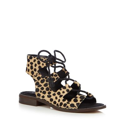 Clarks lace shop up sandals