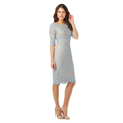 Phase eight pale blue hot sale dress