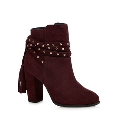 Faith red 2025 ankle boots