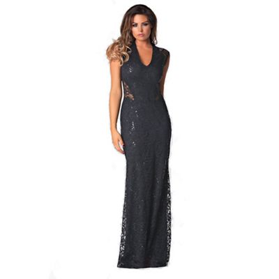 Jessica wright black top and white dress