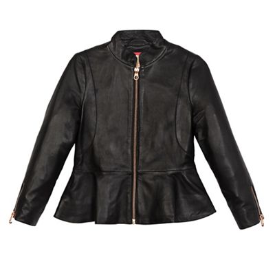 Girls ted clearance baker leather jacket