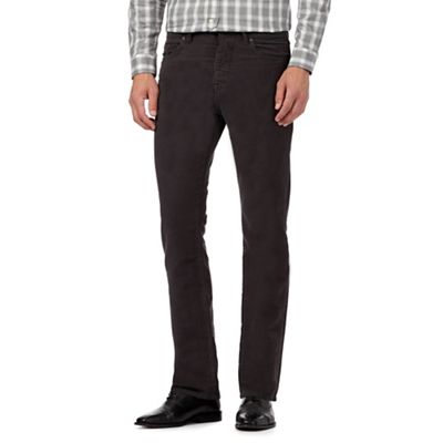 264164 Hammond Co by Patrick Grant Big and tall grey moleskin trousers 0
