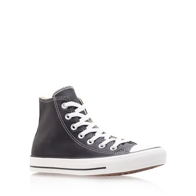 black leather converse debenhams