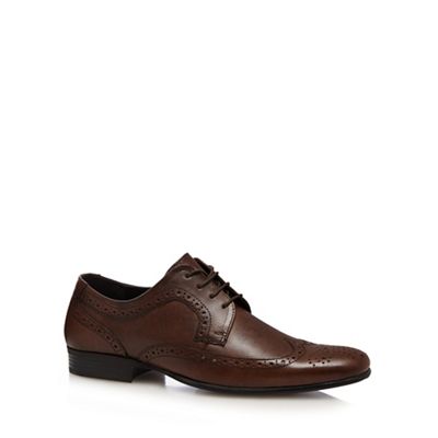 Red herring tan leather on sale brogues