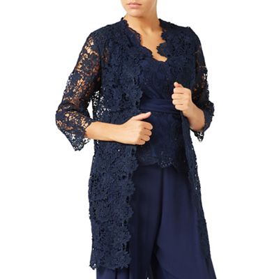 Jacques vert outlet navy lace dress