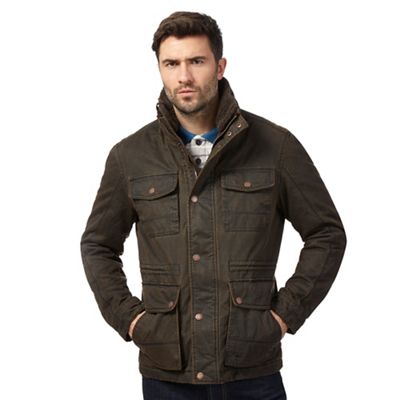 Mens wax clearance jackets debenhams