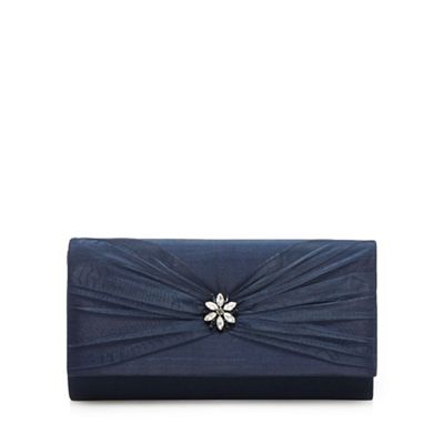 Debenhams navy clutch bag sale