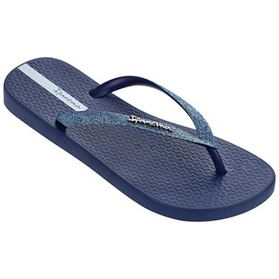 Navy glitter cheap flip flops