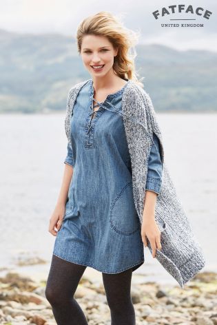 Fat face hot sale waterfall cardigan