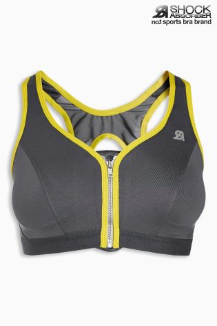 Shock Absorber Active Zipped Plunge Sports Bra